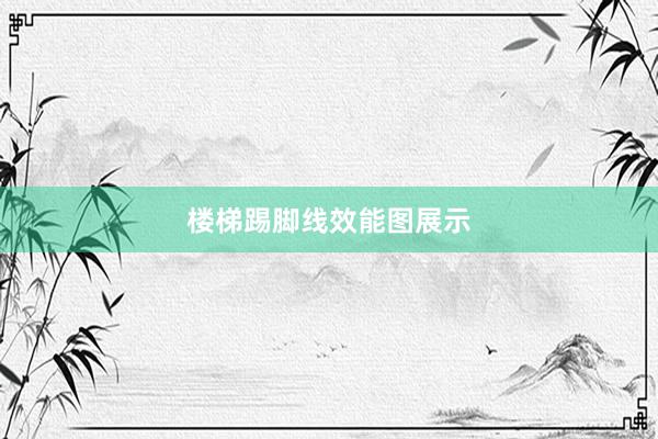 楼梯踢脚线效能图展示